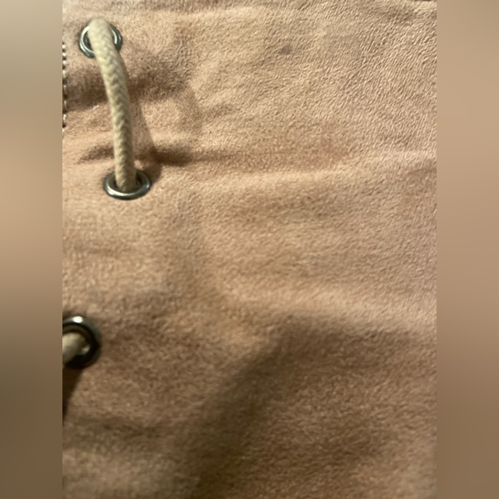 Public Desire~Pink Faux Suede Lace-Up Stiletto Ankle Boot~Pointed Toe~Size US-6 - Picture 16 of 16